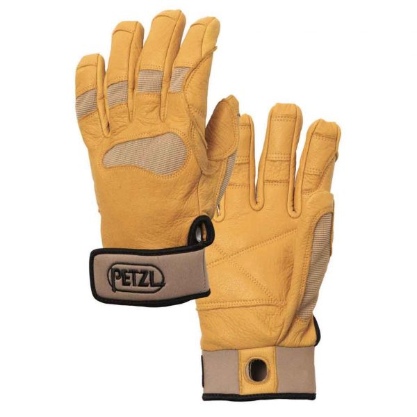 Petzl CORDEX PLUS Belay/Rappel Gloves - Tan