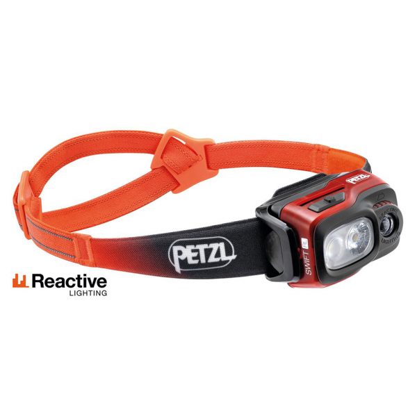 Đèn chạy bộ Petzl SWIFT RL 1100 lumens rechargeable multi-sport headlamp Orange